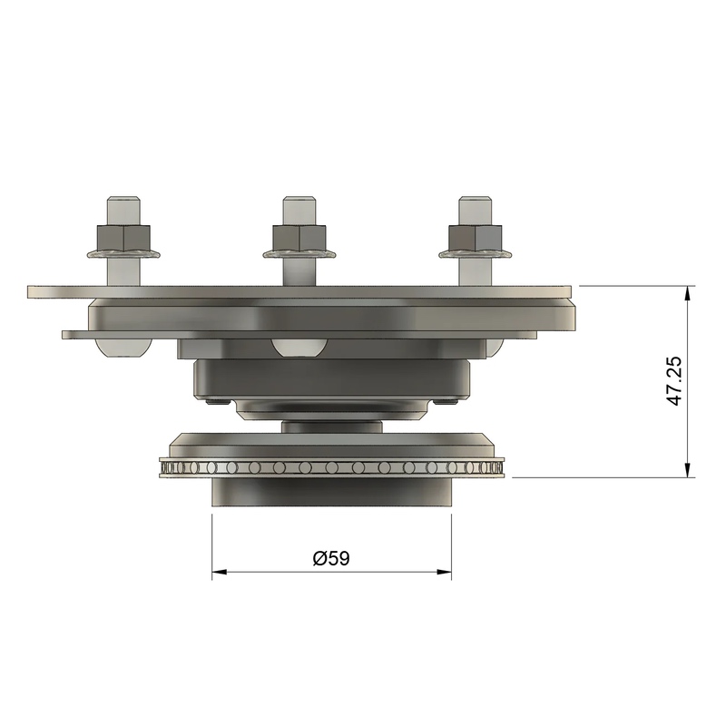 verstellbare Domlager passend für E24 E28 E30 E34 inkl. E30 M3 BMW – Bild 3