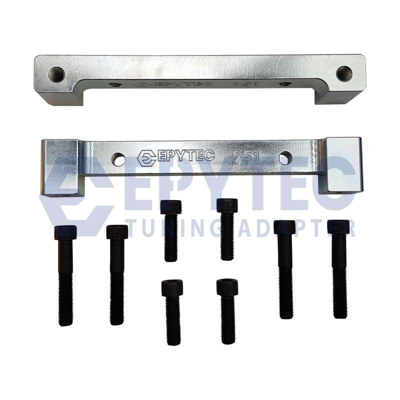 55450 - Bremssatteladapter passend für BMW M3 E9x für Porsche 997 mit 380x30 BMW Bremsscheibe 1 Adapter