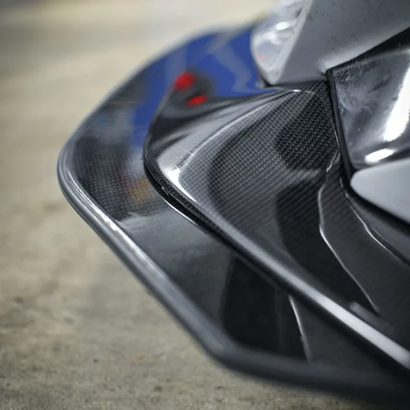 55594 - Kohlefaser Frontspoiler passend für BMW F87 M2 COMPETITION, M2 CS 3 Splitter
