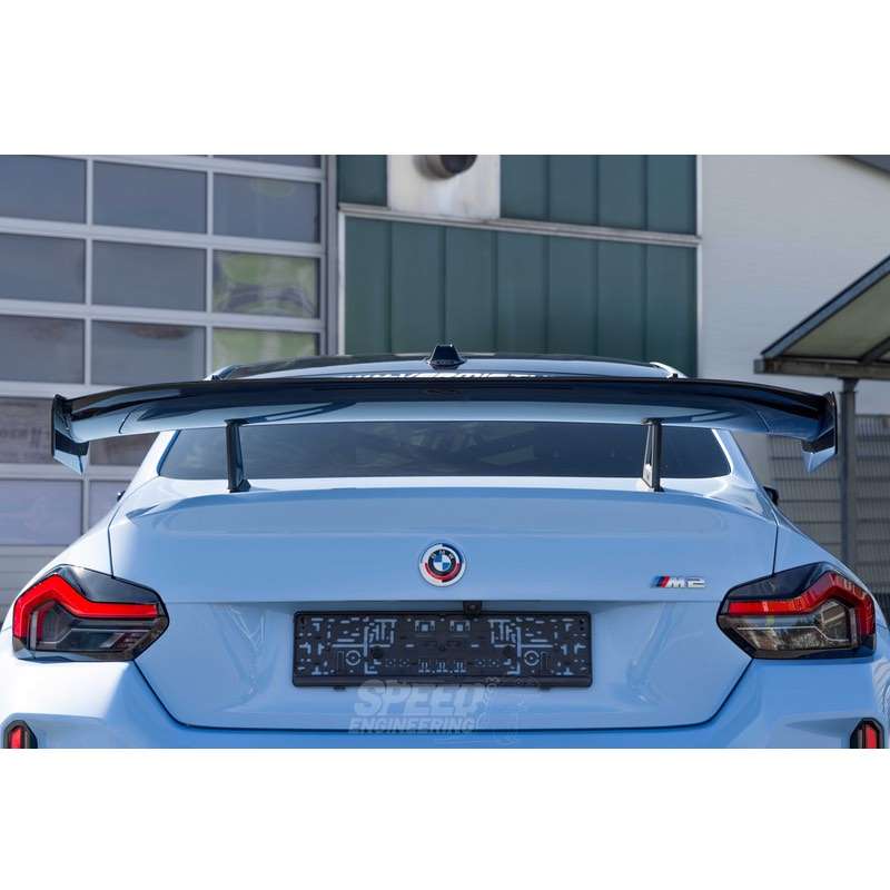 55600 - Big Wing Swan Neck passend für BMW G87 M2 G82 M4 mit TÜV-Teilegutachten Speed Engineering_6 Swan Neck Heckflügel passend für BMW G82 M4
