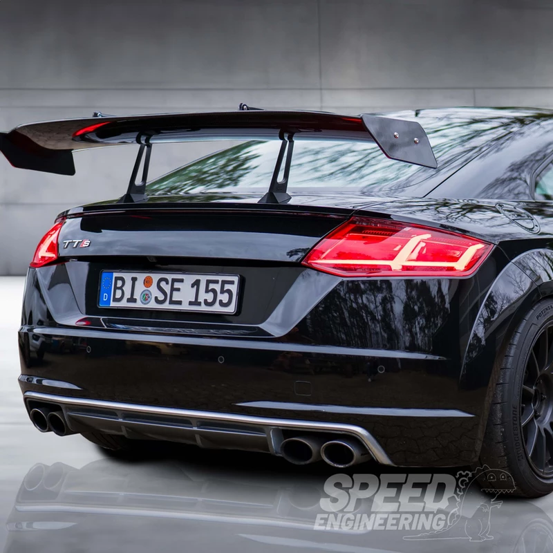 55625 - Speed Engineering Big Wing Swan Neck passend für Audi TT 8S mit TÜV-Teilegutachten 2 Flügel