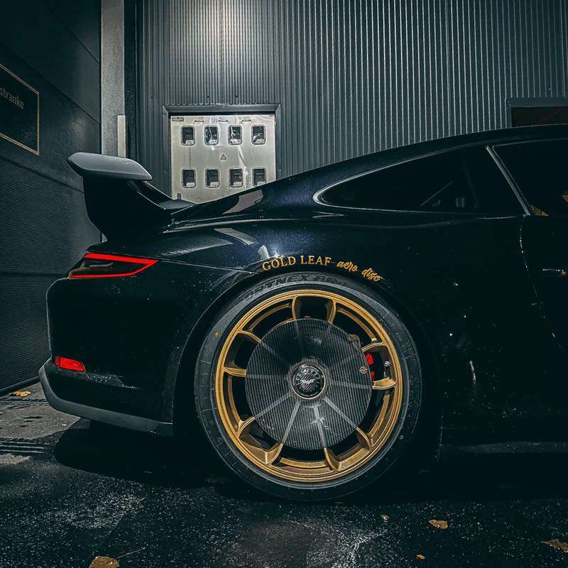 Gold Leaf Aero Discs passend für Porsche 911 GT3 inkl. RS_1 Aero Discs passend für Porsche