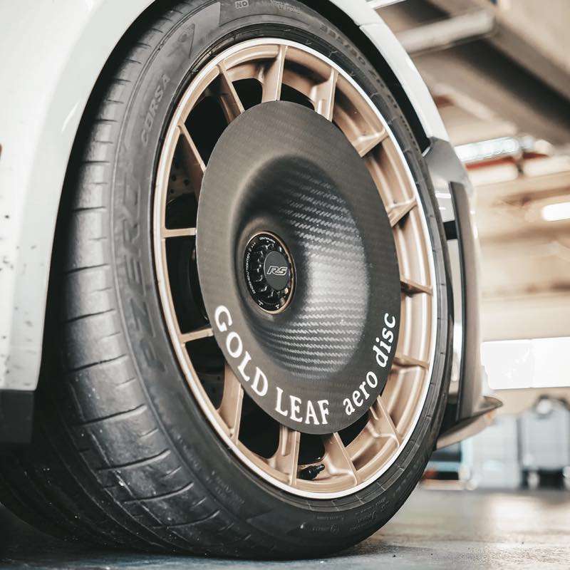 Gold Leaf Aero Discs passend für Porsche 911 GT3 inkl. RS_4 Aero Discs passend für Porsche
