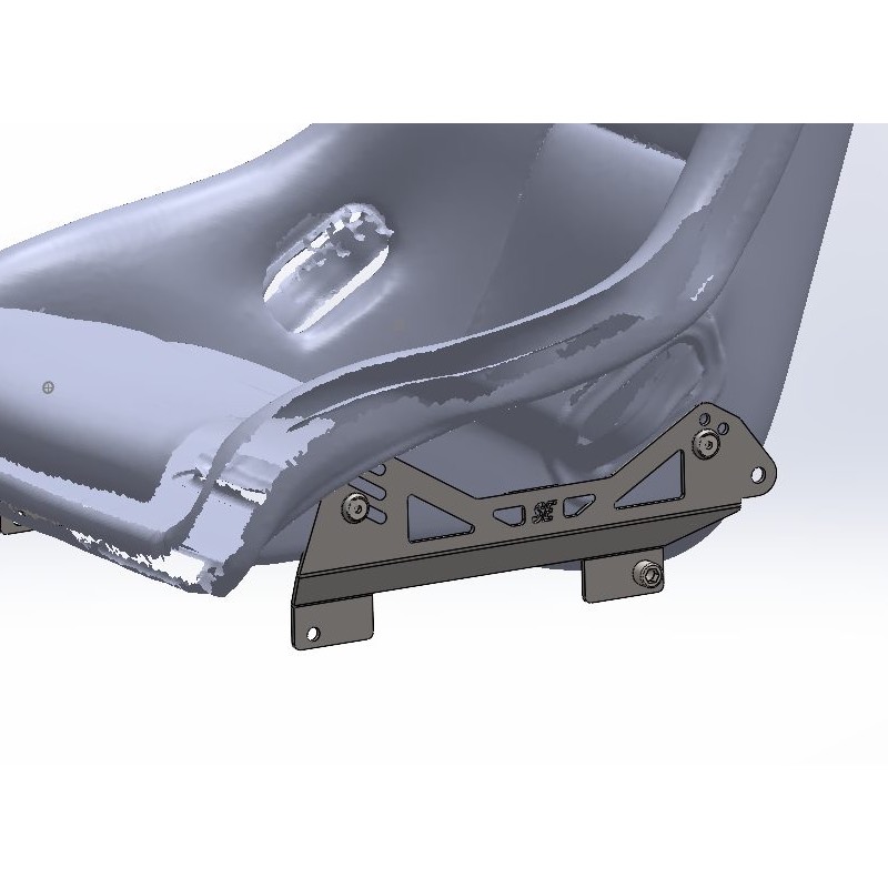 55678 - Speed Engineering Sitzbefestigung passend für Porsche 987 Cayman Serie Fahrer: Beifahrer_4 Speed sitzbefestigung