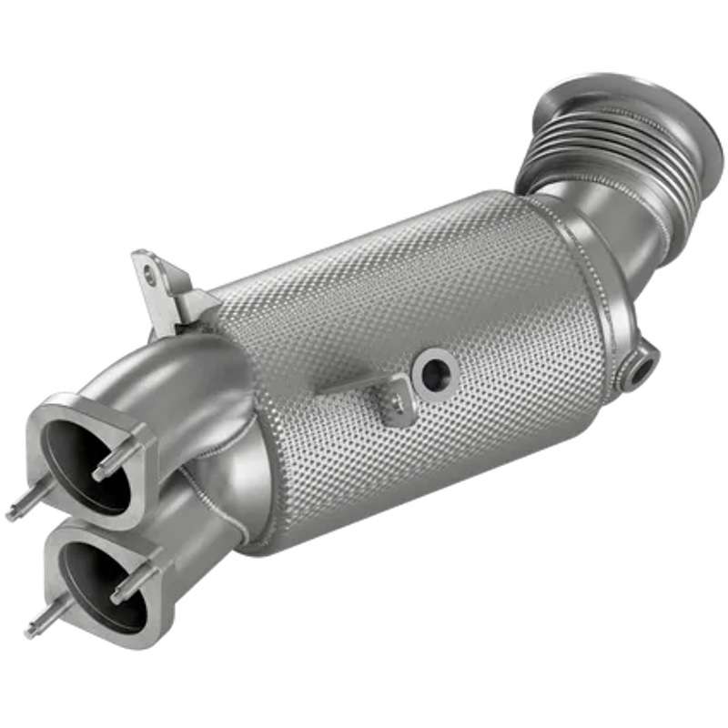 55732 - HJS Downpipe EURO 5 passend für BMW N55 E8x E9x 300 cpsi - 2x 60mm_1 HJS downpipe passend für bmw