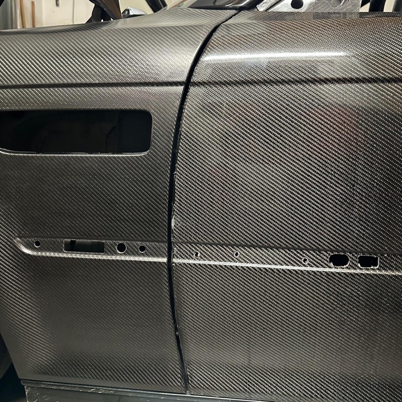 55896 - Kohlefaser Leichtbau Türen passend für E46 Coupe inkl. M3 BMW 3 Kohlefasertüre