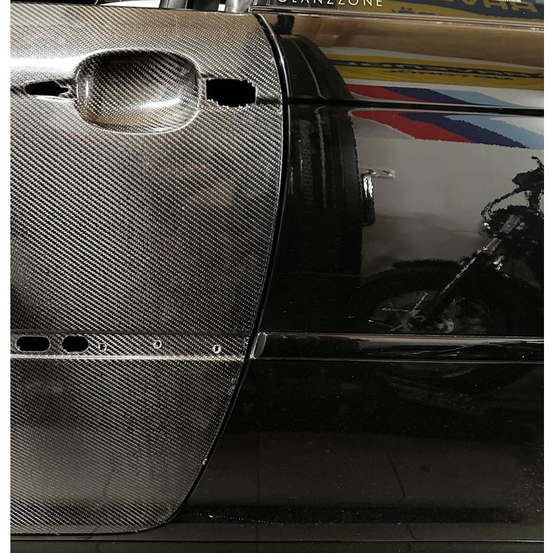 55896 - Kohlefaser Leichtbau Türen passend für E46 Coupe inkl. M3 BMW 4 Kohlefasertüre